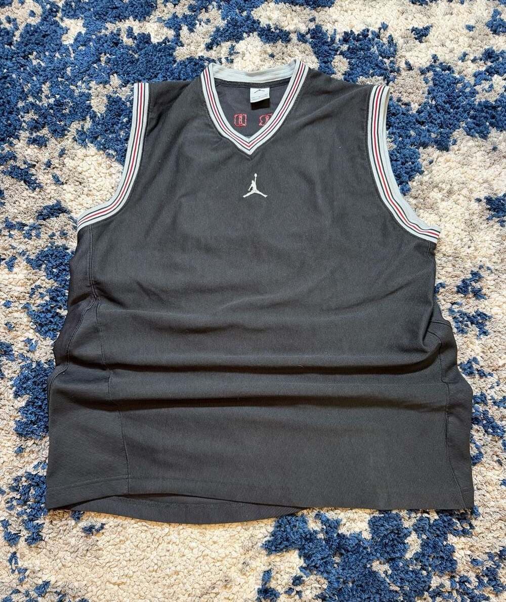 Vintage Jordan Brand Michael Jordan #23 Ribbed Mesh Basketball Jersey XL